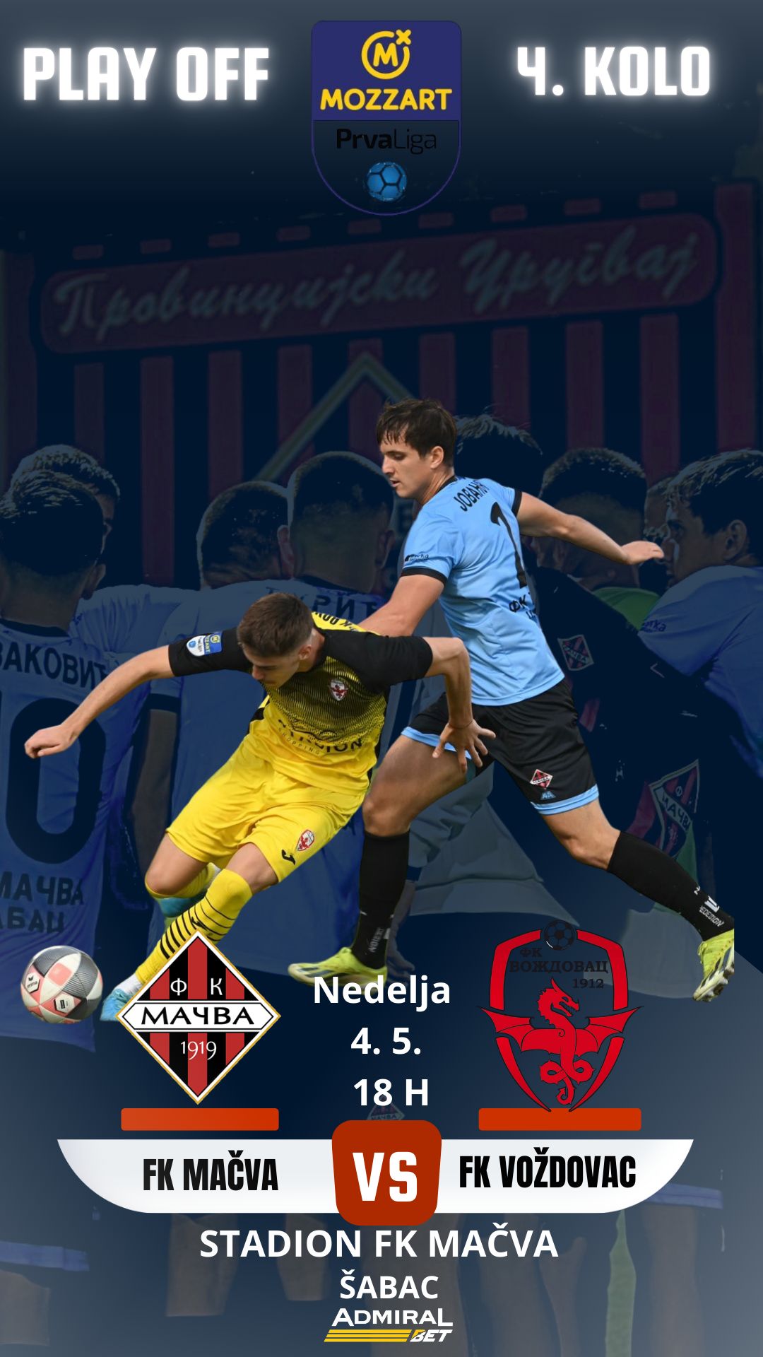 4. Kolo 4. Maja na stadionu FK Mačva!