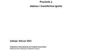 FIFA  Pravilnik o  statusu i transferima igrača