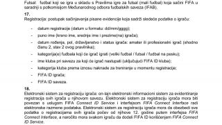 FIFA  Pravilnik o  statusu i transferima igrača