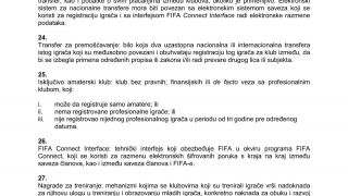 FIFA  Pravilnik o  statusu i transferima igrača