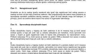 FIFA  Pravilnik o  statusu i transferima igrača