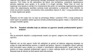 FIFA  Pravilnik o  statusu i transferima igrača