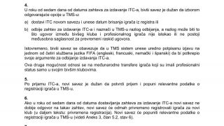 FIFA  Pravilnik o  statusu i transferima igrača