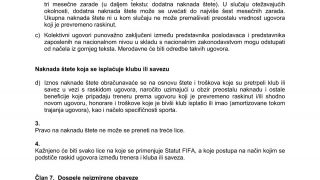 FIFA  Pravilnik o  statusu i transferima igrača