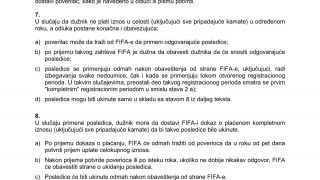 FIFA  Pravilnik o  statusu i transferima igrača